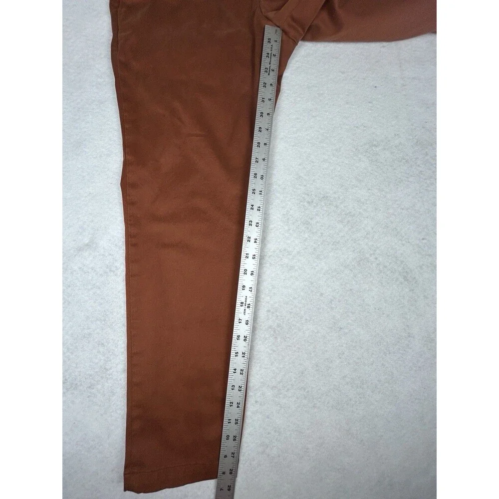 Banana Republic Pants Mens 33x30 Rust Slim Rapid Movement Chino Stretch Preppy